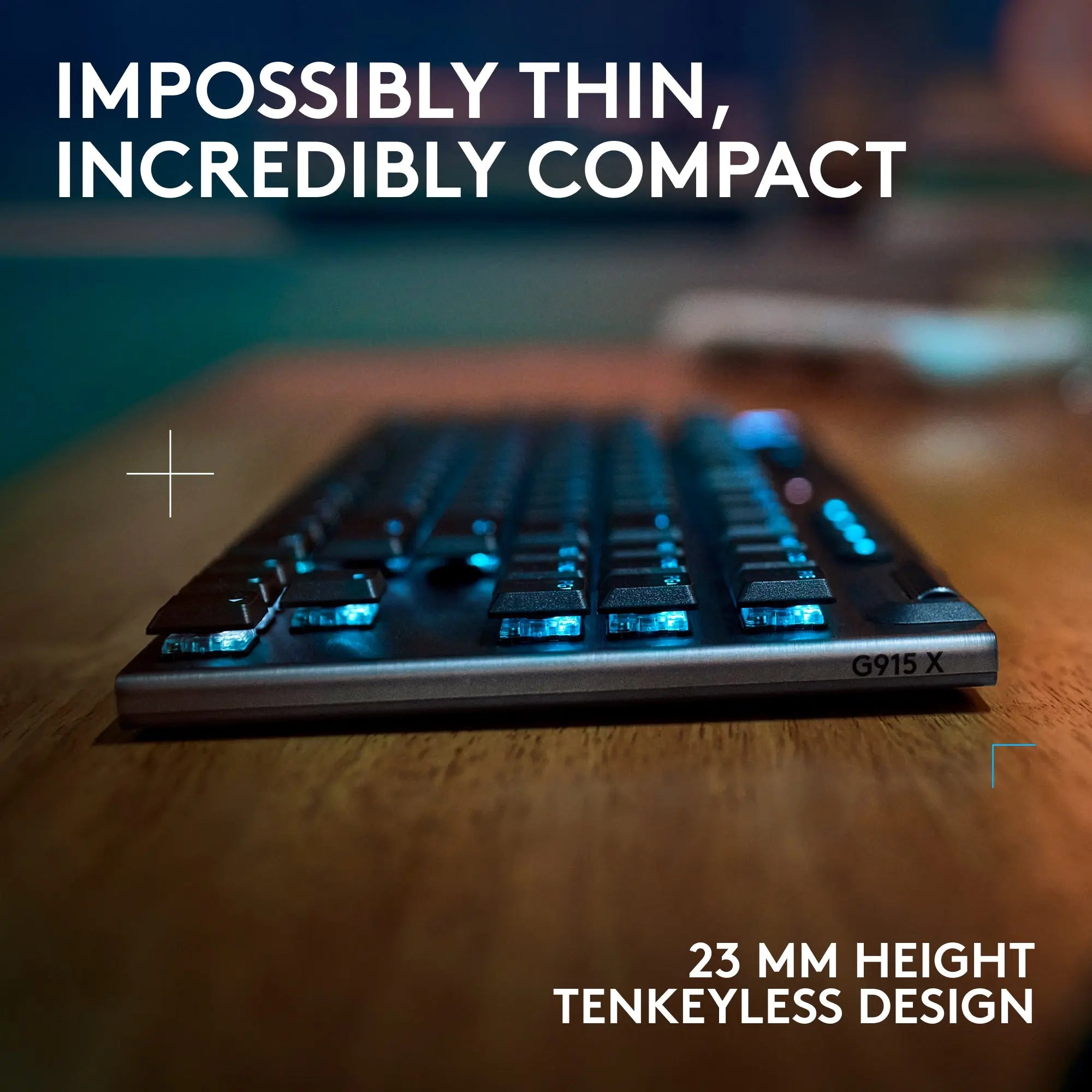 Refurbished - Logitech G915 TKL Tenkeyless Lightspeed Wireless RGB Mechanical Gaming Keyboard LogitechBullseye Deals