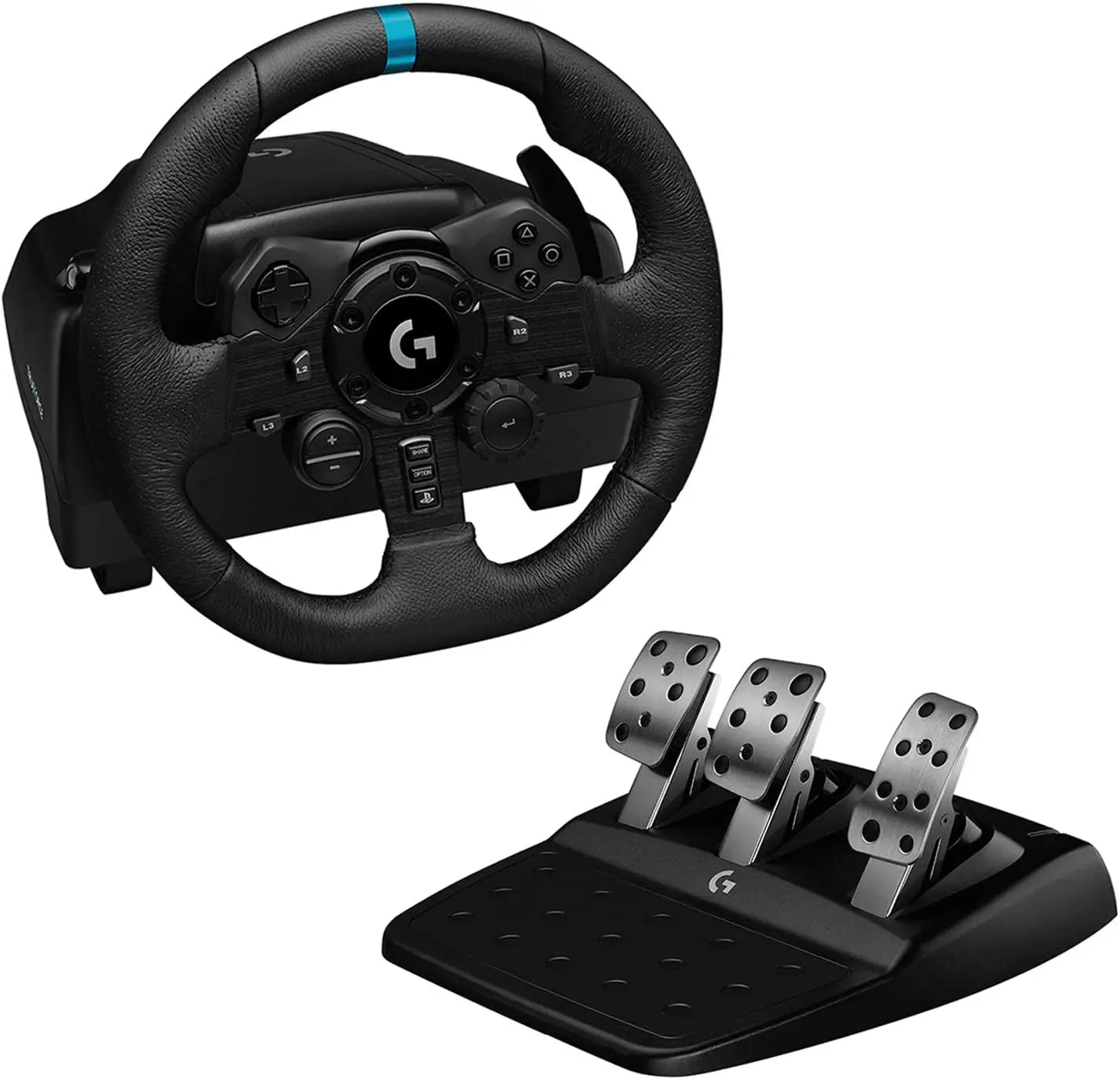 Refurbished - Logitech G923 Racing Wheel and Pedals for PS 5, PS4 and PC LogitechBullseye Deals