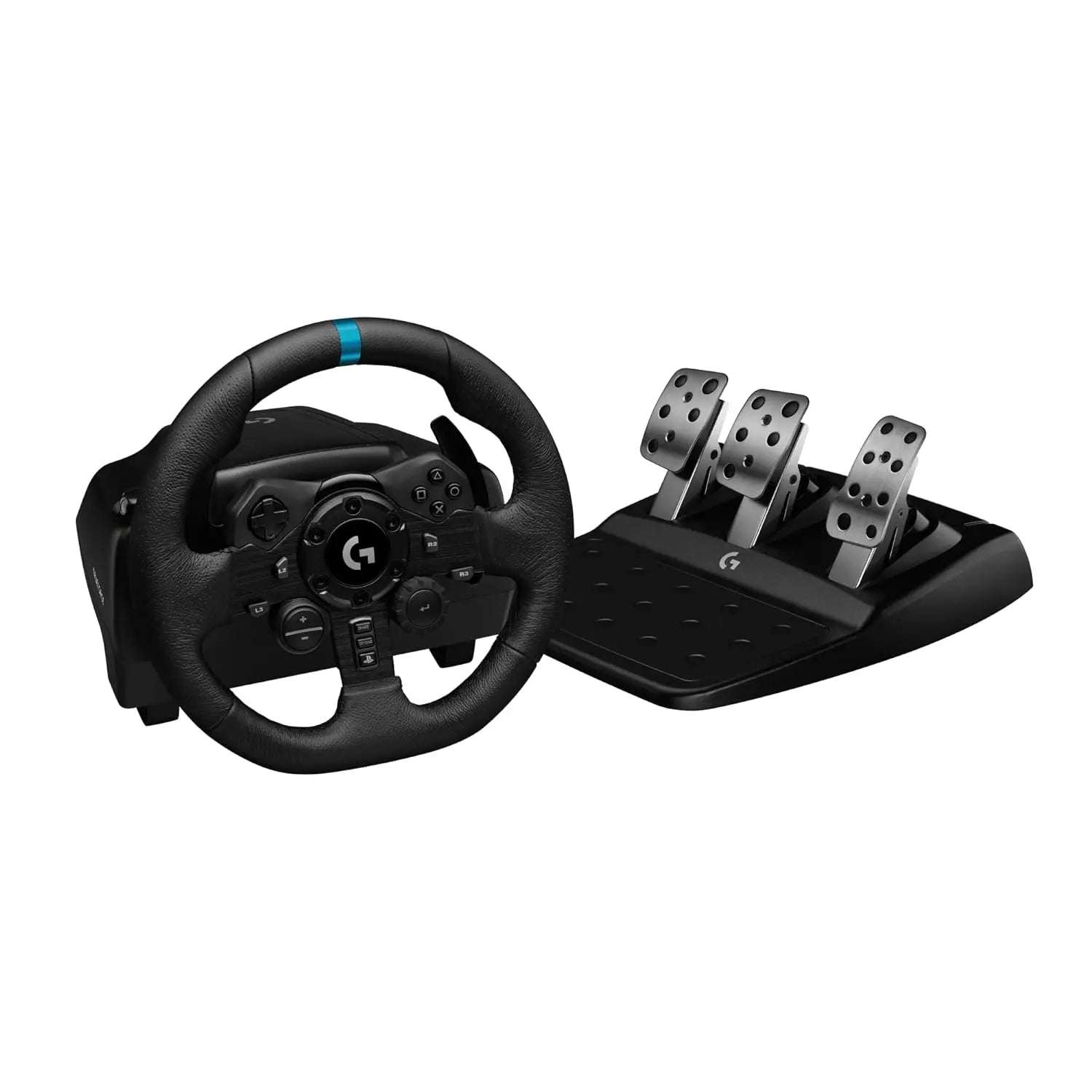 Refurbished - Logitech G923 Racing Wheel and Pedals, TRUEFORCE PS5, PS4, PC, Mac - 941-000147 LogitechBullseye Deals