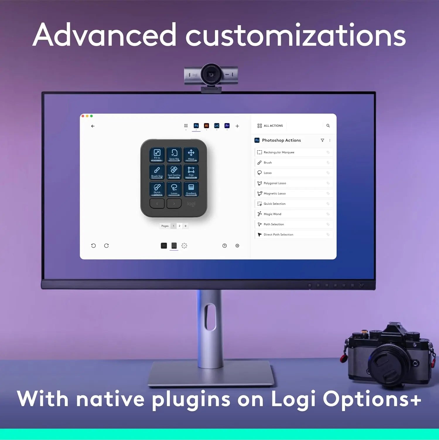 Refurbished - Logitech MX Creative Console Programmable Keypad w 9 Customizable Keys - 920-012660 LogitechBullseye Deals