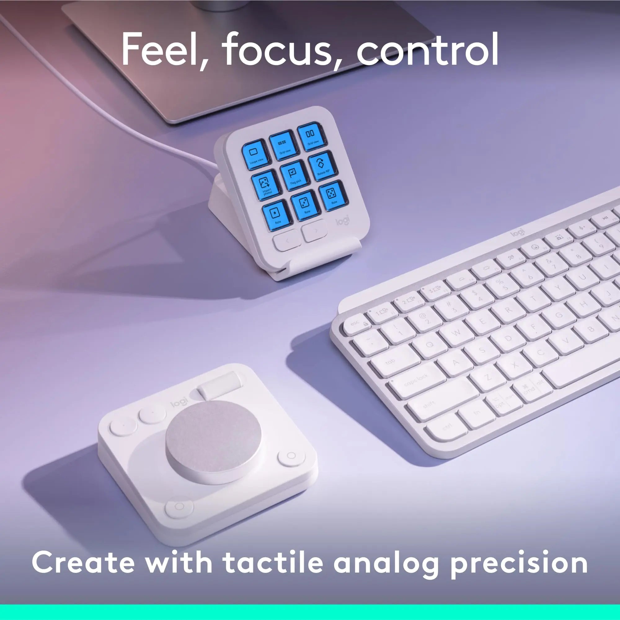 Logitech - MX Creative Console Programmable Keypad - 920-012661 ...