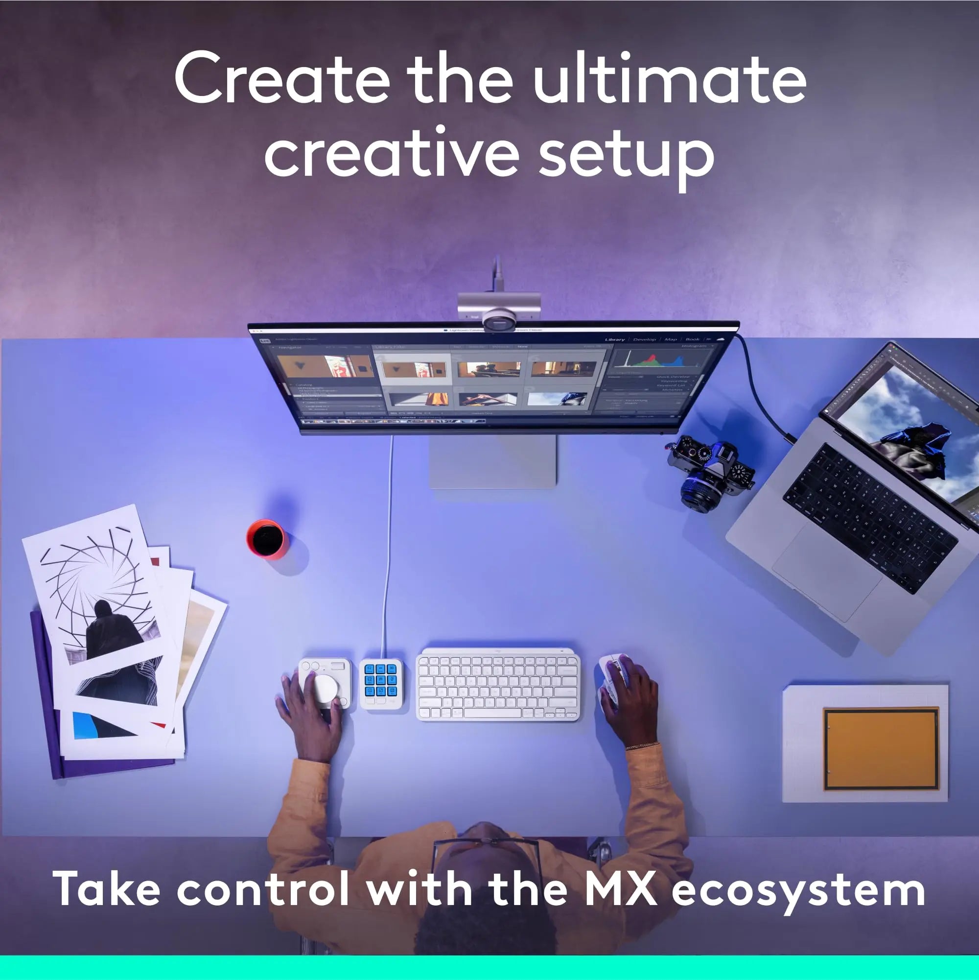 Logitech - MX Creative Console Programmable Keypad - 920-012661 ...