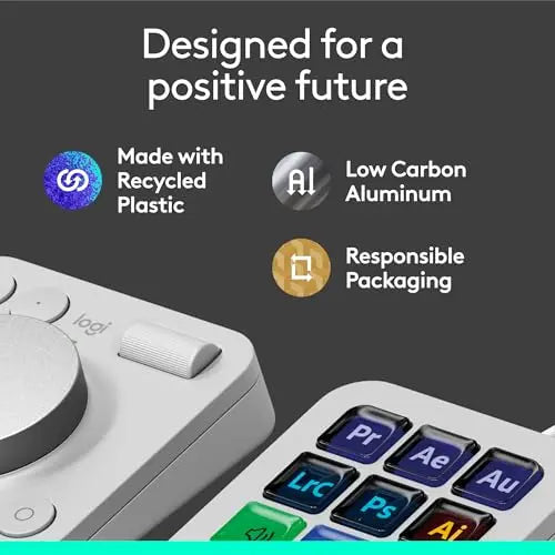 Refurbished - Logitech - MX Creative Console Programmable Keypad with 9 Customizable Keys LogitechBullseye Deals