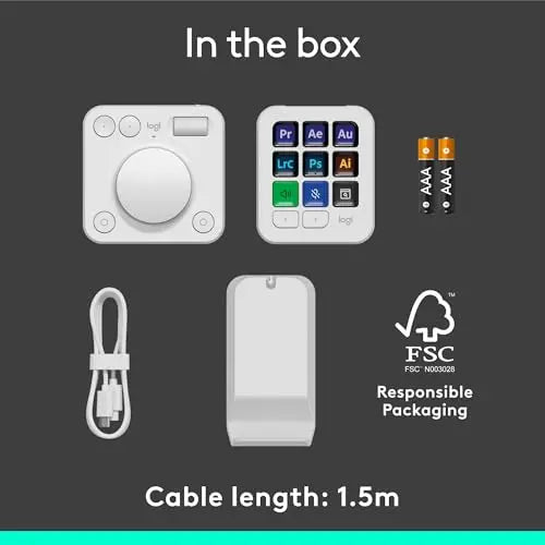 Refurbished - Logitech - MX Creative Console Programmable Keypad with 9 Customizable Keys LogitechBullseye Deals