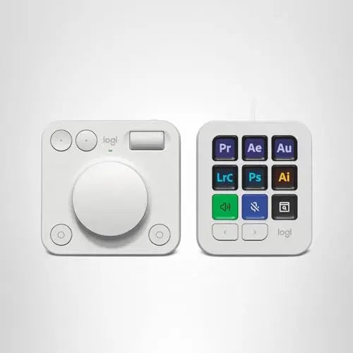 Refurbished - Logitech - MX Creative Console Programmable Keypad with 9 Customizable Keys LogitechBullseye Deals