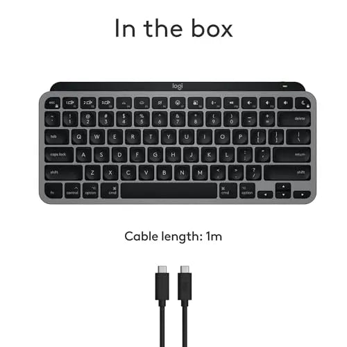 Refurbished - Logitech - MX Keys Mini TKL Bluetooth Scissor Mini MX Keys Keyboard - 920-012644 LogitechBullseye Deals