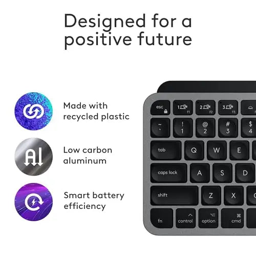 Refurbished - Logitech - MX Keys Mini TKL Bluetooth Scissor Mini MX Keys Keyboard - 920-012644 LogitechBullseye Deals