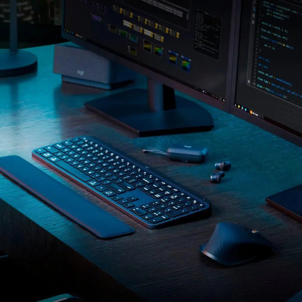 Refurbished - Logitech MX Keys S Wireless Keyboard, Black (920-011406) LogitechBullseye Deals