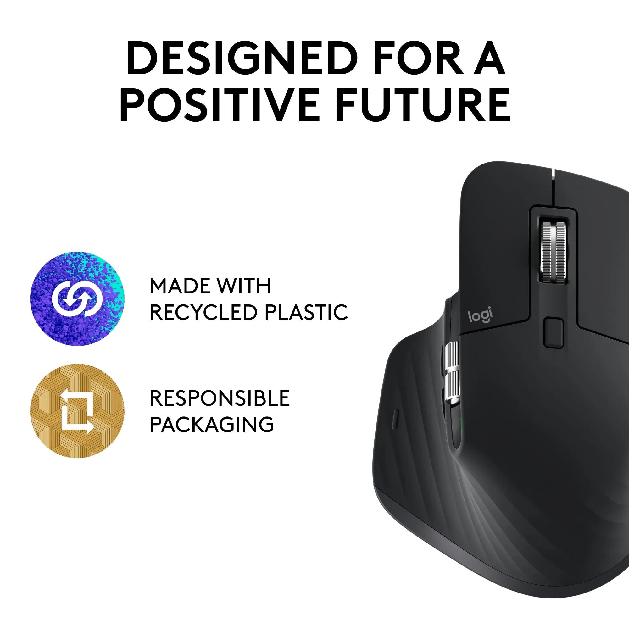 Refurbished - Logitech MX Master Wireless Mouse 3S, Black - 910-006556 LogitechBullseye Deals
