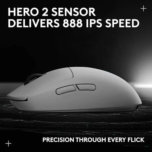 Refurbished - Logitech - PRO 2 LIGHTSPEED Optical HERO 44K DPI Gaming Mouse - 910-007290 LogitechBullseye Deals