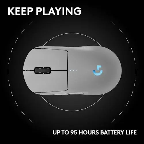 Refurbished - Logitech - PRO 2 LIGHTSPEED Optical HERO 44K DPI Gaming Mouse - 910-007290 LogitechBullseye Deals