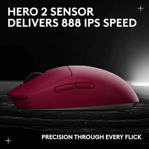 Refurbished - Logitech PRO 2 LIGHTSPEED Optical HERO 44K DPI Gaming Mouse - 910-007291 LogitechBullseye Deals