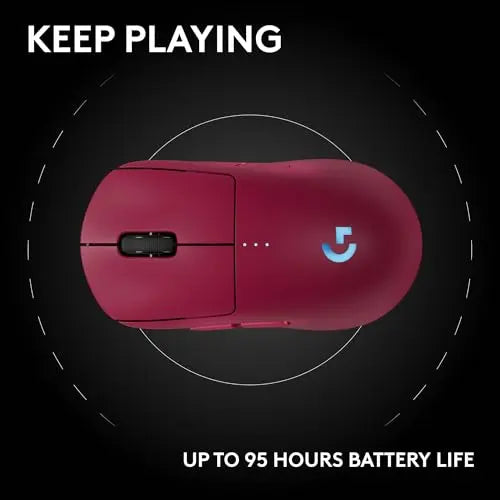 Refurbished - Logitech PRO 2 LIGHTSPEED Optical HERO 44K DPI Gaming Mouse - 910-007291 LogitechBullseye Deals