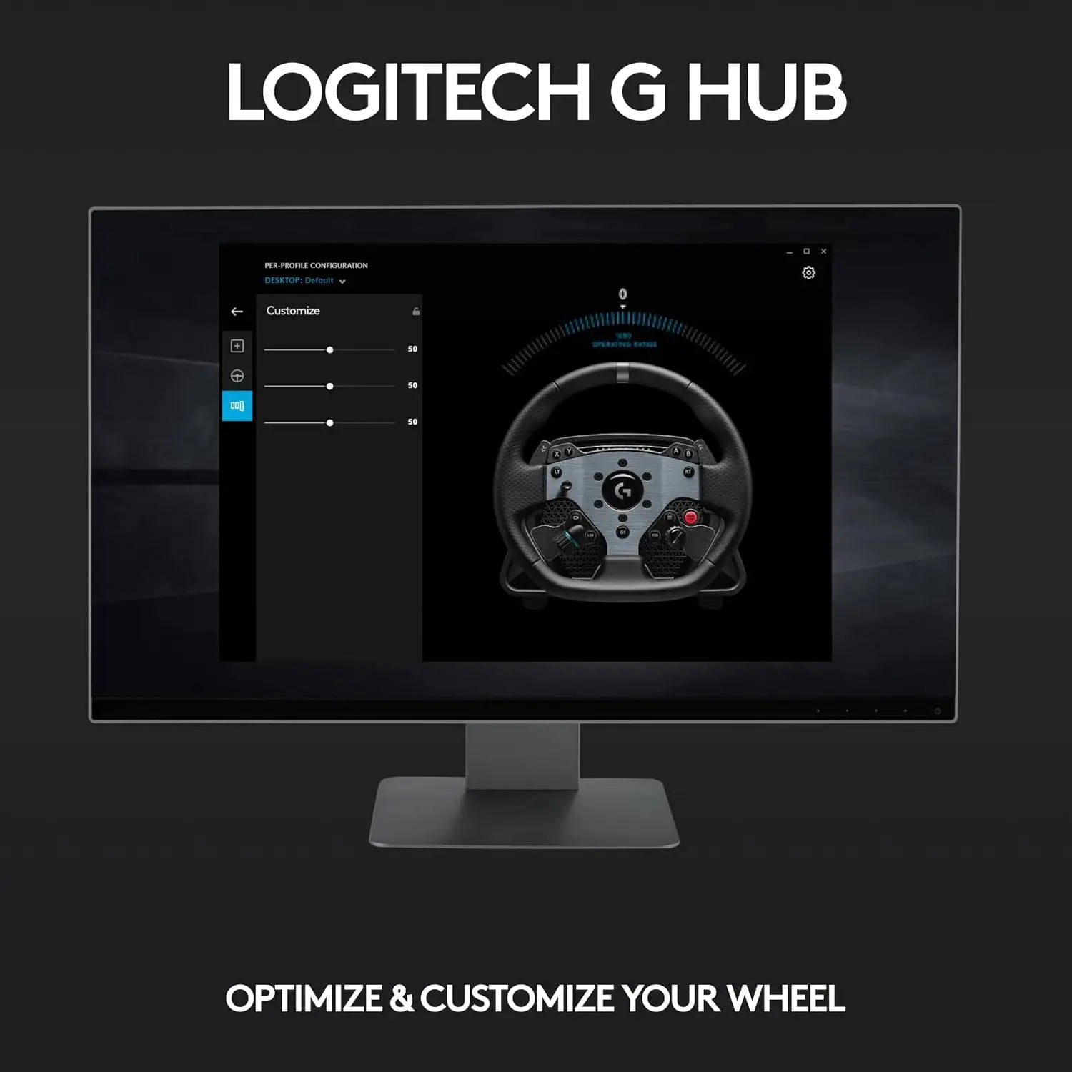 Refurbished - Logitech - PRO Racing Wheel for PC with TRUEFORCE Force Feedback - Black LogitechBullseye Deals