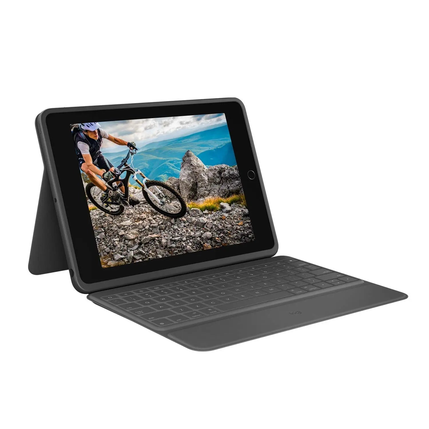 Refurbished - Logitech Rugged Folio Keyboard Folio for Apple iPad (7th, 8th & 9th Gen) LogitechBullseye Deals