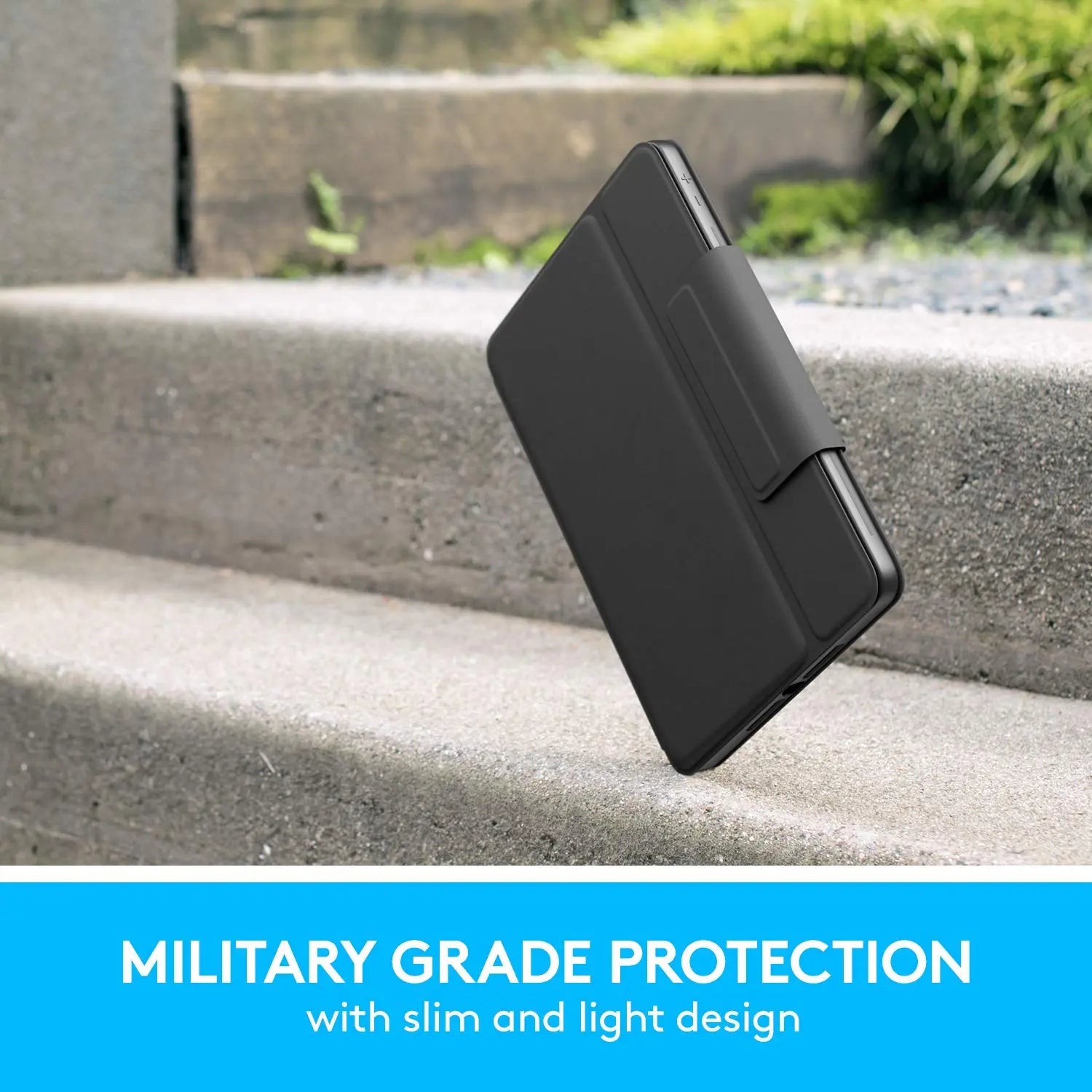 Refurbished - Logitech Rugged Folio Keyboard Folio for Apple iPad (7th, 8th & 9th Gen) LogitechBullseye Deals