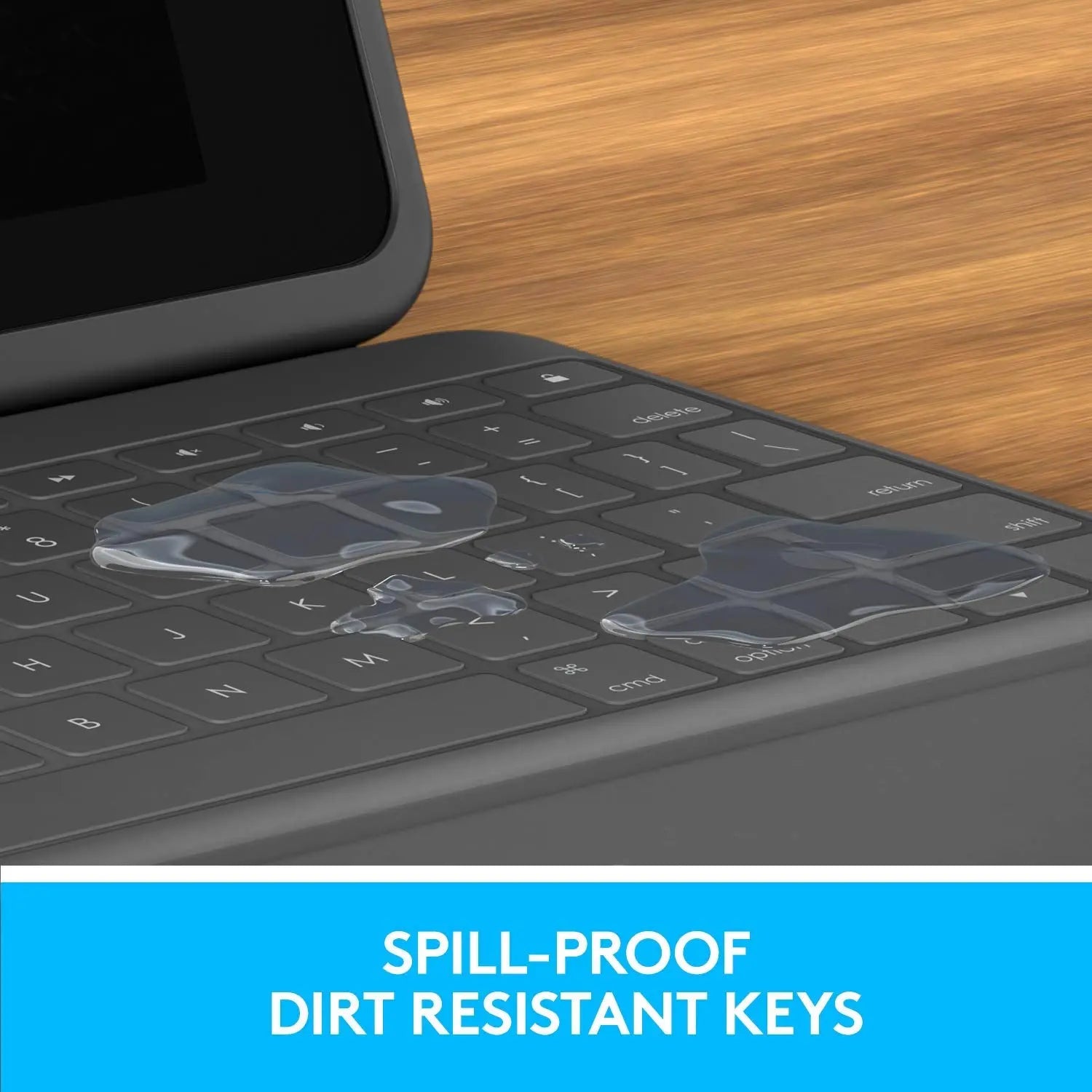 Refurbished - Logitech Rugged Folio Keyboard Folio for Apple iPad (7th, 8th & 9th Gen) LogitechBullseye Deals