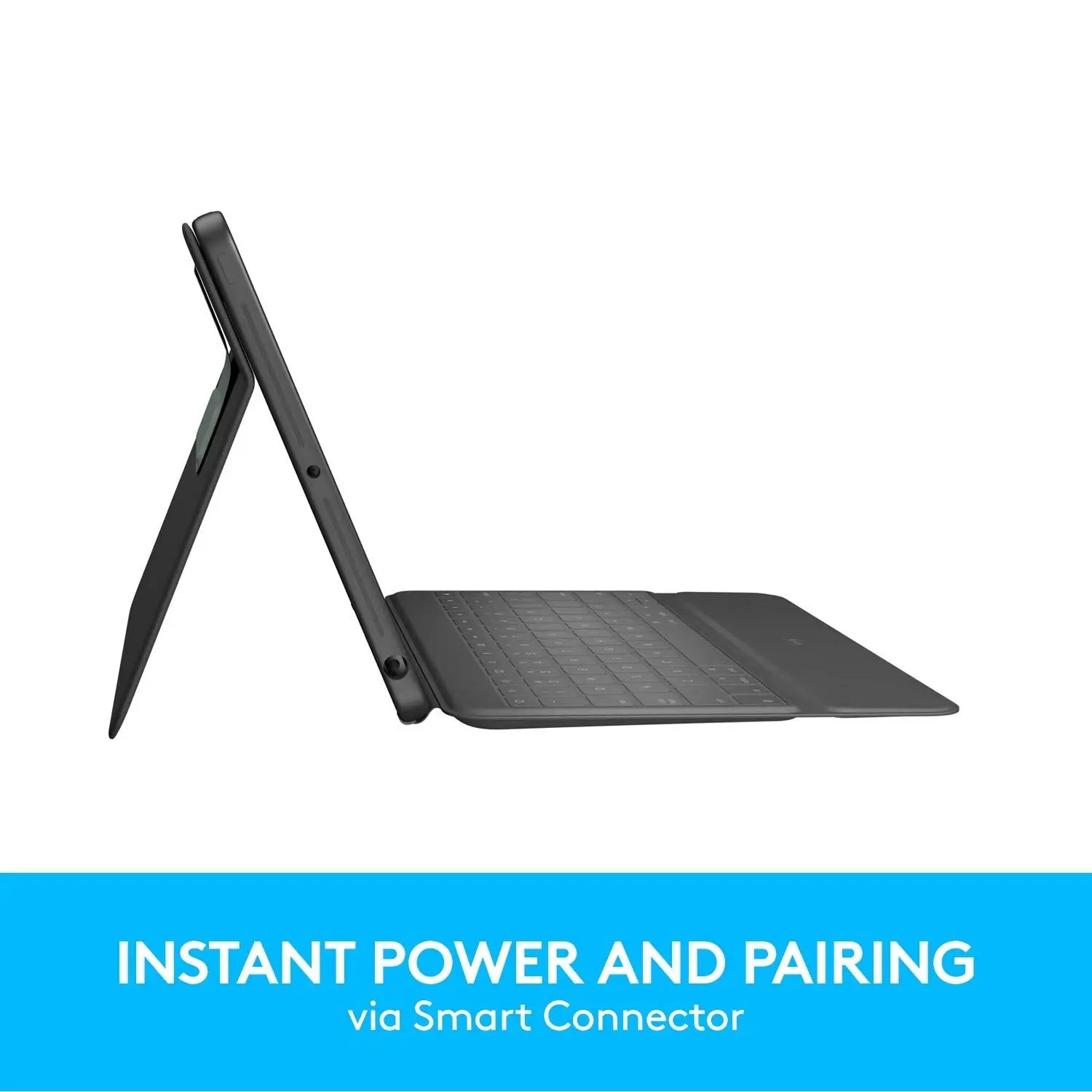 Refurbished - Logitech Rugged Folio Keyboard Folio for Apple iPad (7th, 8th & 9th Gen) LogitechBullseye Deals