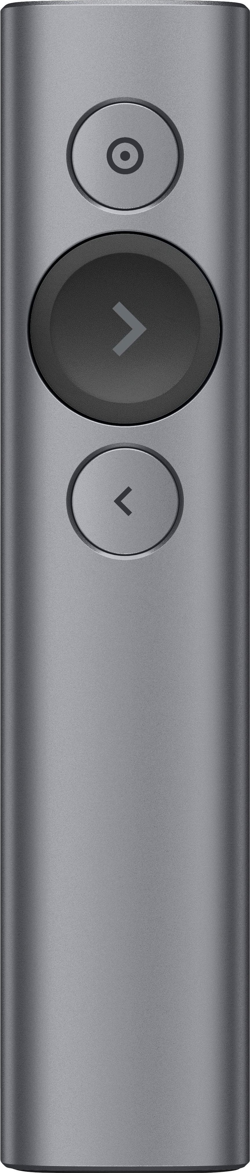 Refurbished - Logitech - Spotlight Presentation Remote with 100 ft Range and Quick Charging - Slate LogitechBullseye Deals