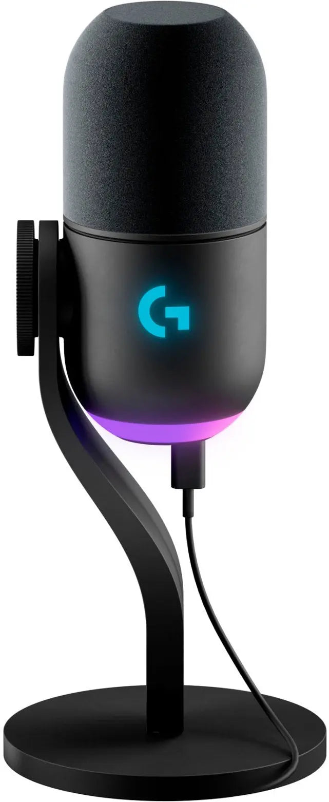 Refurbished - Logitech - Yeti GX Wired Supercardioid Dynamic Gaming Microphone with LIGHTSYNC RGB Lights LogitechBullseye Deals