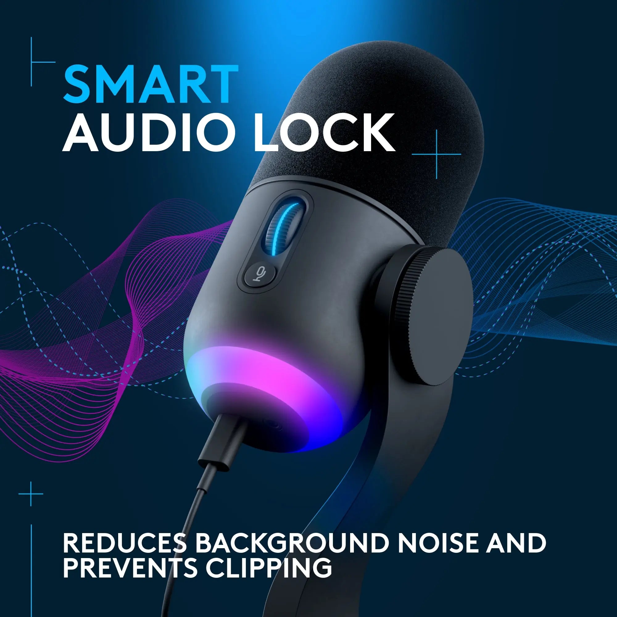 Refurbished - Logitech - Yeti GX Wired Supercardioid Dynamic Gaming Microphone with LIGHTSYNC RGB Lights LogitechBullseye Deals