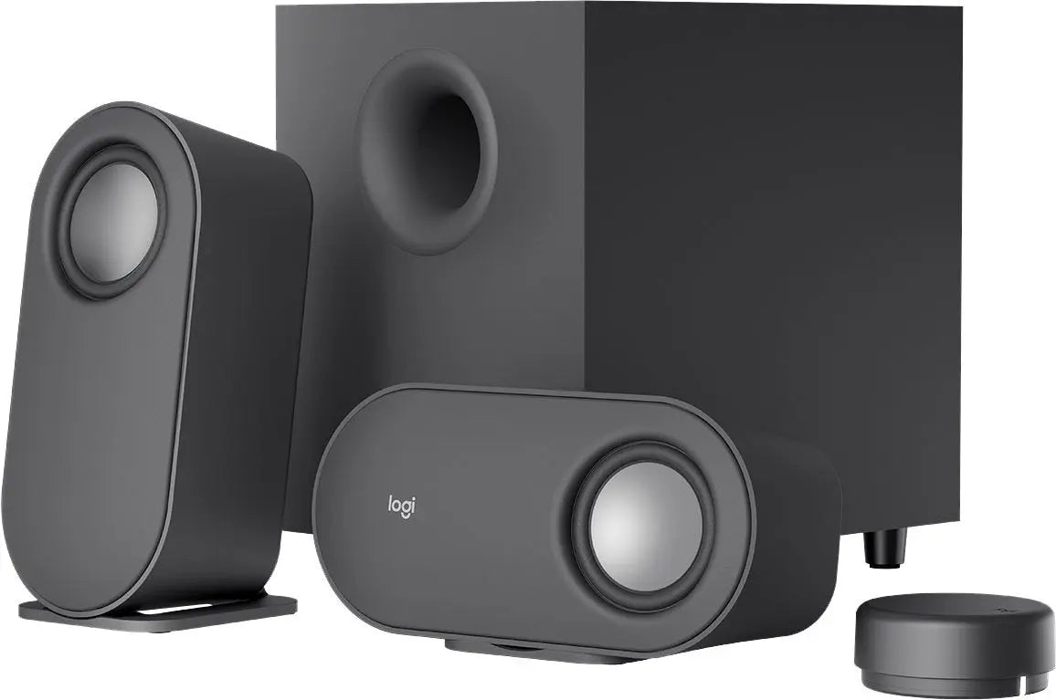 Refurbished - Logitech - Z407 2.1 Bluetooth Computer Speaker System with Wireless Control (3-Piece) - Black LogitechBullseye Deals