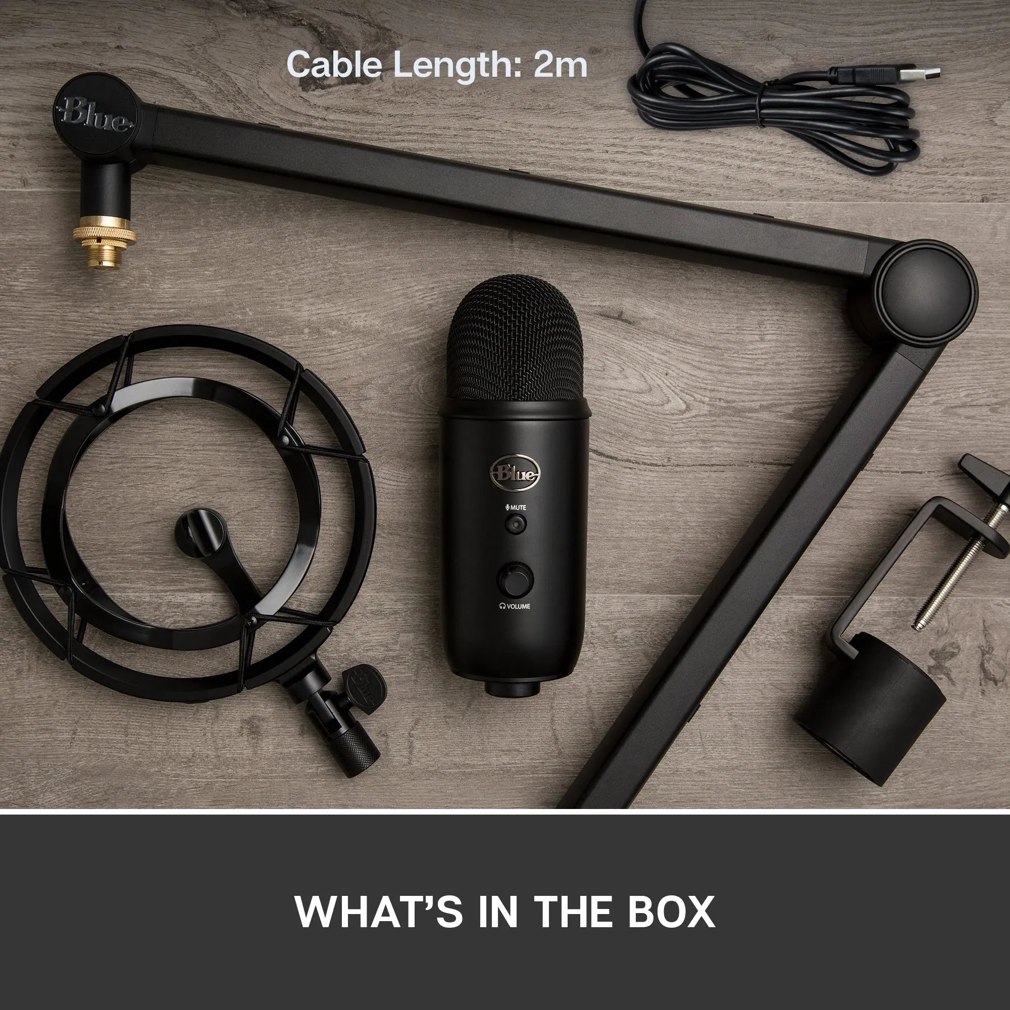 Refurbished - Logitech for Creators Blue Yeticaster Pro Broadcast Bundle  Yeti USB Microphone LogitechBullseye Deals