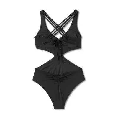 Shade & Shore Women's Braided Strap Detail Monokini Swimsuit Shade & ShoreBullseye Deals