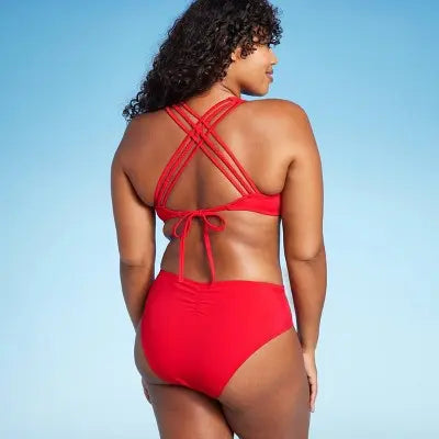 Shade & Shore Women's Braided Strap Detail Monokini Swimsuit Shade & ShoreBullseye Deals