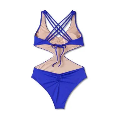 Shade & Shore Women's Braided Strap Detail Monokini Swimsuit Shade & ShoreBullseye Deals