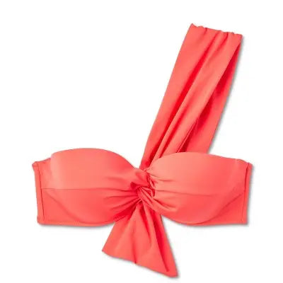 Shade & Shore Women's Lightly Lined One-Shoulder Twist-Front Bikini Top Shade & ShoreBullseye Deals