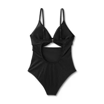 Shade & Shore Women's Twist-Front Cut-Out One-Piece Swimsuit Shade & ShoreBullseye Deals