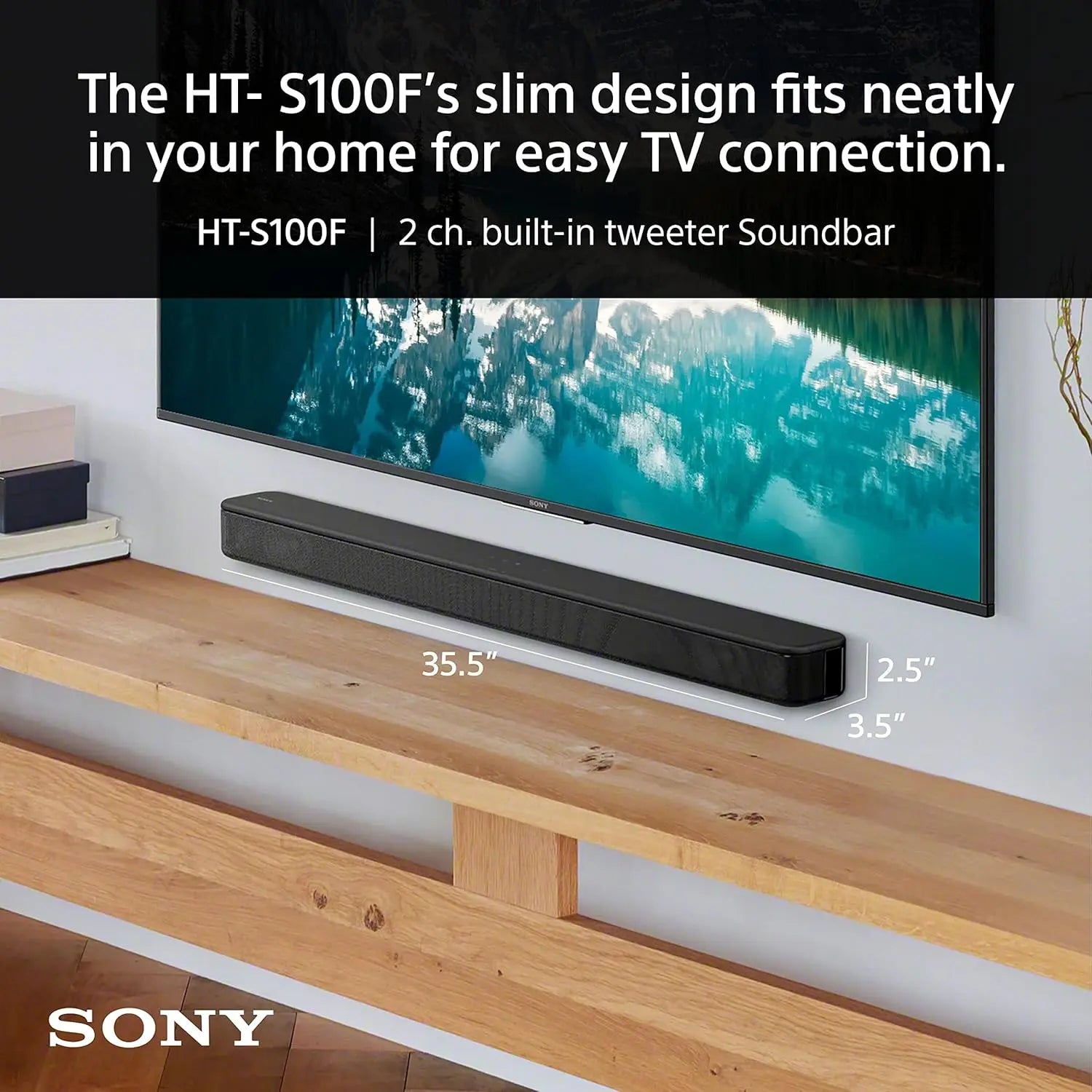 Sony HT-S100F 2.0 Soundbar with Bluetooth and Surround SonyBullseye Deals