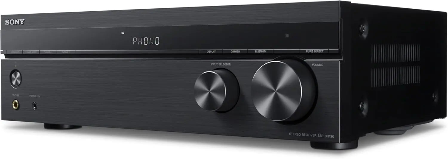 Sony Sony STR-DH190 Stereo Receiver with Phono Input and Bluetooth