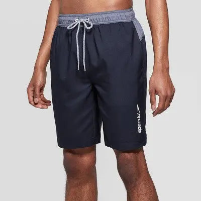 Speedo Men's 9 Marina Long Volley Swim Trunks - UPF 50+, Gray