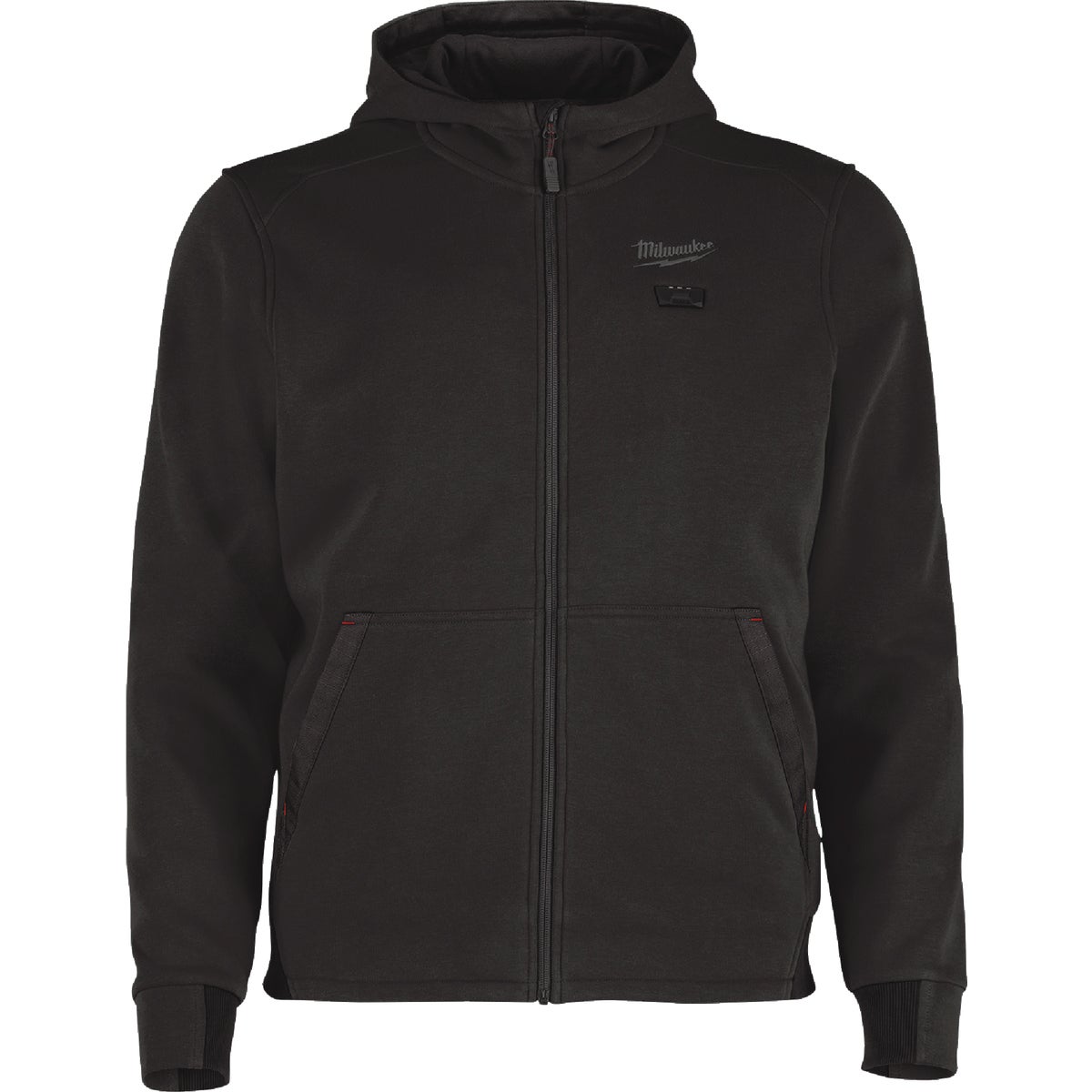Open Box - Men's Large M12 12-Volt Lithium-Ion Cordless Black Heated Jacket Hoodie Kit