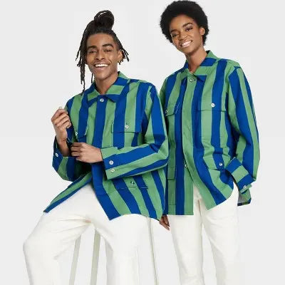 Target x Sammy B Black History Month Striped Jacket - Cotton, Cargo Pockets Target x Sammy BBullseye Deals