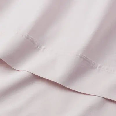 Threshold 300-Thread Count Organic Cotton Solid Sheet Set with Patented Fit ThresholdBullseye Deals