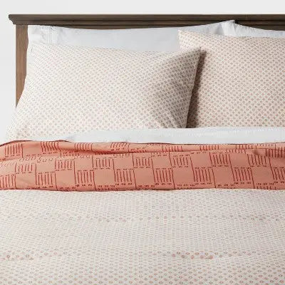 Threshold Boho Comforter & Sham Set Reversible OEKO-TEX ThresholdBullseye Deals