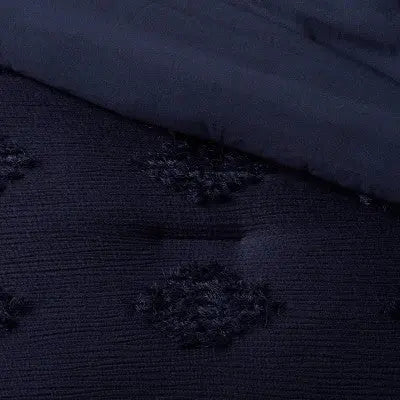 Threshold Comforter Set Tufted Diamond Crinkled Year-Round ThresholdBullseye Deals