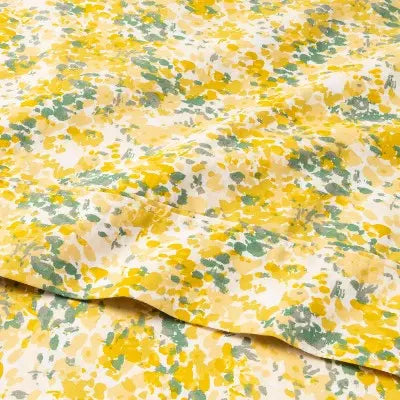 Threshold Organic Cotton Printed Sheet Set: 300 TC, OEKO-TEX Certified - Secondipity