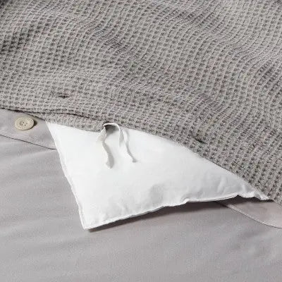 Threshold Washed Waffle Weave Duvet Cover Sham Set 100% Cotton OEKO-TEX Certified - Secondipity