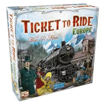Ticket To Ride Europe Board Game: Days of Wonder, Strategy Game for 2-5 Players, 30-60 Minutes Days of WonderBullseye Deals
