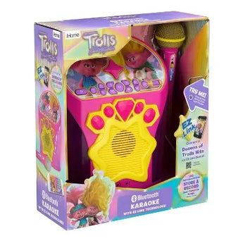 Trolls 3 Bluetooth Karaoke Wired Mic Light Show Rechargeable USB Trolls TrollsBullseye Deals