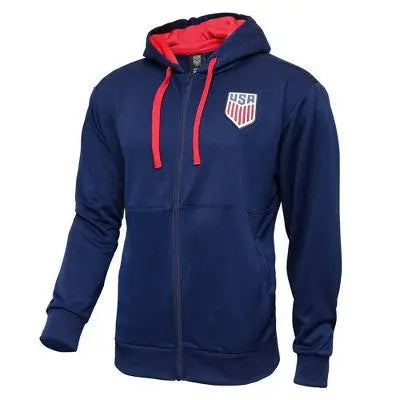 U.S. Soccer Adult Full Zip Hoodie - Team Logo Sweatshirt U.S. SoccerBullseye Deals