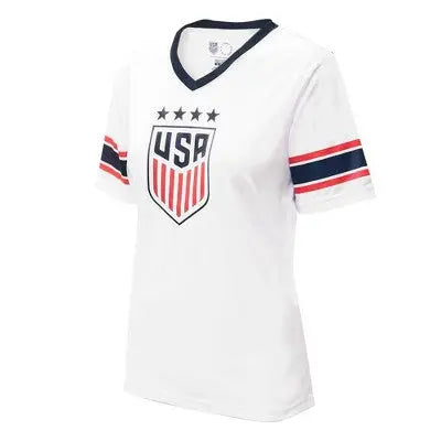USA Soccer Women's World Cup Alex Morgan USWNT Game Day Jersey Short Sleeve V-Neck United States Soccer Federation