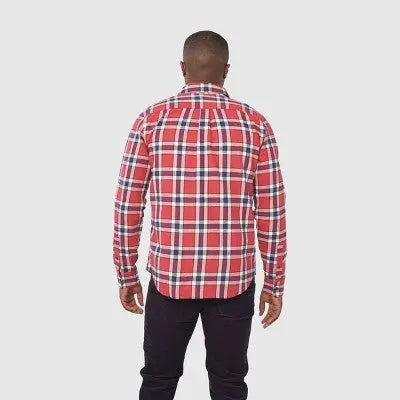 United By Blue Men's Button Up Flannel Shirt Long Sleeve Basic Front Pocket United By BlueBullseye Deals