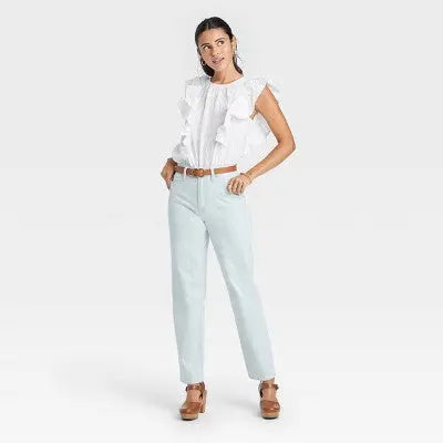 Universal Thread Women's 90's High-Rise Vintage Straight Jeans Universal ThreadBullseye Deals