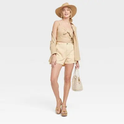 Universal Thread Women's High-Rise Casual Straight Utility Shorts Universal ThreadBullseye Deals