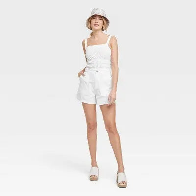 Universal Thread Women's High-Rise Casual Straight Utility Shorts Universal ThreadBullseye Deals